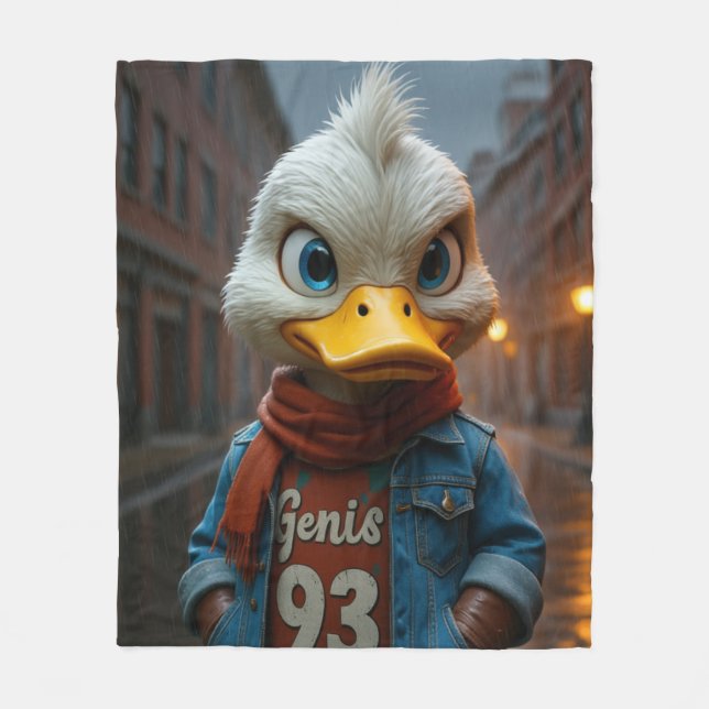 Chic canard dans la couverture en polaire de la vi (Devant)