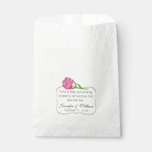 Chic Candy Bar Custom Wedding Favour Bag