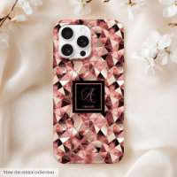 Chic Case-Mate iPhone 15 Case Trendy Rose Gold