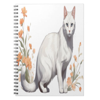 Chic Cat Notebook – Minimal Feline Cover Journal