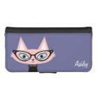 Chic Cat Personalized iPhone 5/5s Wallet Case
