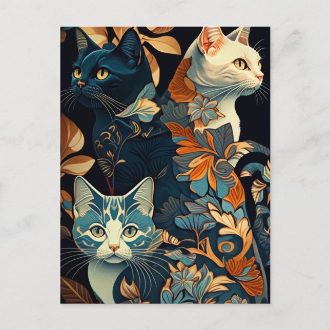 Chic Cat post card (Front)