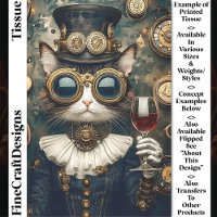 Chic Cat Queen Toasting, Red Wine CT9 Decoupage