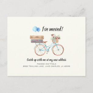 Chic Change of Address Moving Announcement Postcard