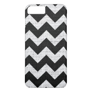 Chic Chevron Burlap Rustic #45 Case-Mate iPhone Case