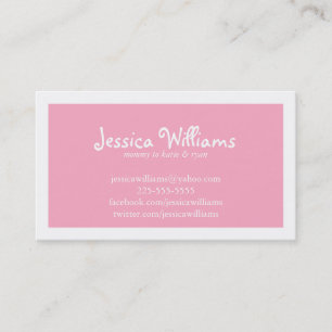 Chic Chevron Calling Card