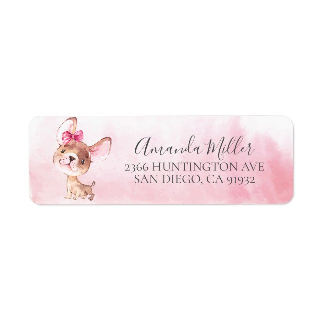 Chic Chihuahua Return Address Label (Front)