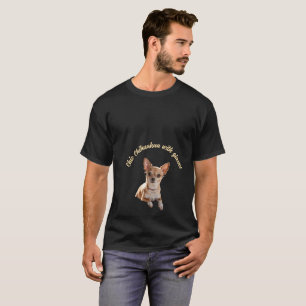 Chic Chihuahua T-Shirt with glasses