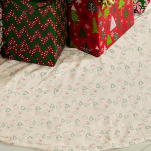 Chic Christmas Brushed Polyester Tree Skirt