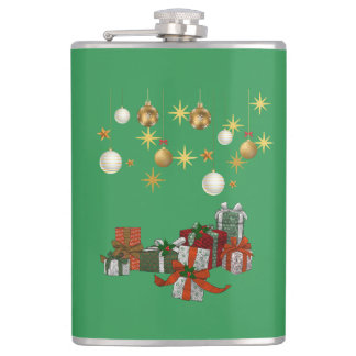 Chic Christmas  Hip Flask