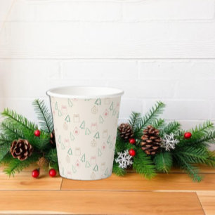 Chic Christmas Paper Cups