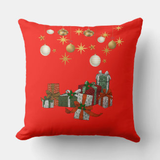 Chic Christmas Throw Pillow