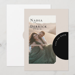 CHIC CIRCLE WEDDING SAVE THE DATE
