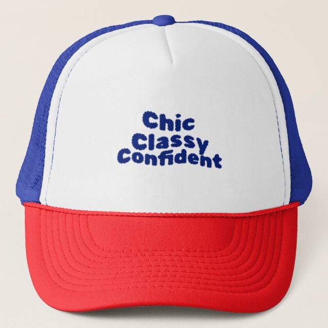 ✨ Chic Classy Confident hat  Stylish & Trend (Front)