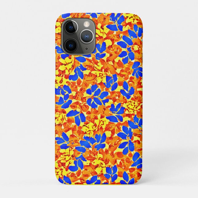 Chic Colour Burst Foliage Pattern Case-Mate iPhone Case (Back)