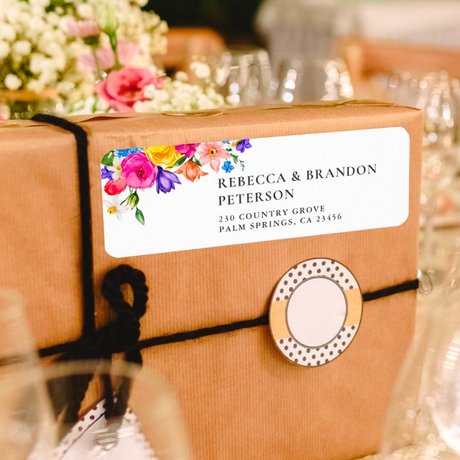 Chic colourful bright wildflowers wedding  (Creator Uploaded)