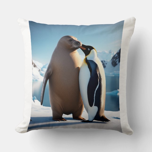 "Chic Comfort: Elevate Your Space with Stylish Roo Throw Pillow (Front)