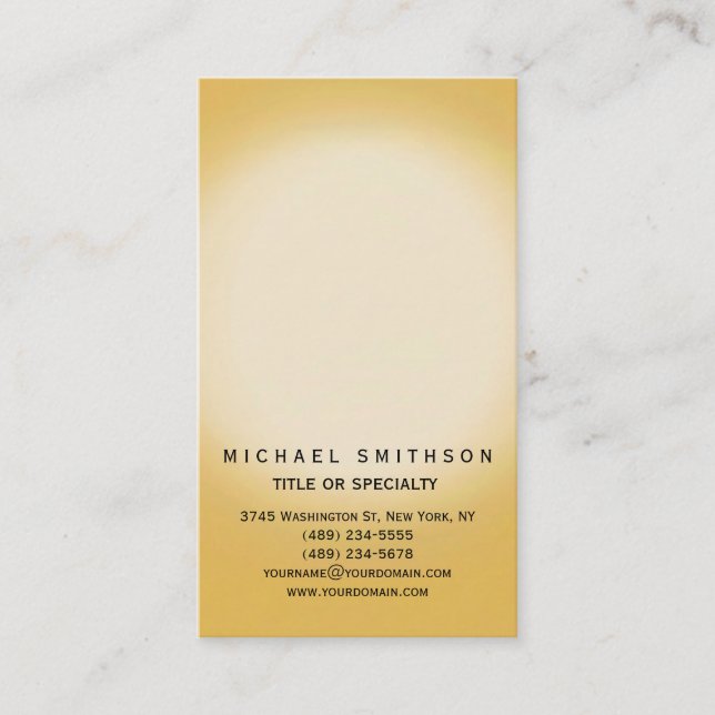 Chic Contemporary Simple Consultant Carte de visit (Devant)