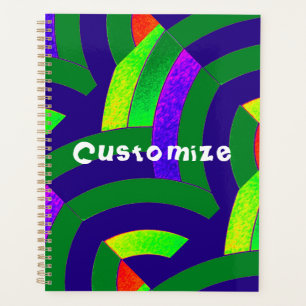 chic contemporary sophisticated chevron planner