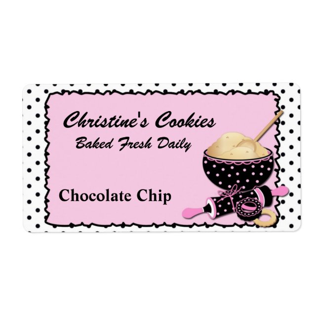 Chic Cookie Label (Front)