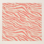 Chic Coral Ivory Zebra Pattern Scarf<br><div class="desc">Chic chiffon scarf with a stylish coral zebra pattern on an ivory background. Elegant and fashionable design. Exclusively designed for you by Happy Dolphin Studio. If you need any help or matching products, please contact us at happydolphinstudio@outlook.com.</div>