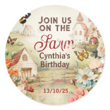 Chic Country Farm Stickers