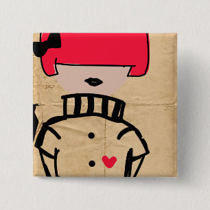 Chic Couture 2 Inch Square Button