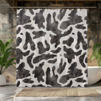 Chic Cow Print Shower Curtain