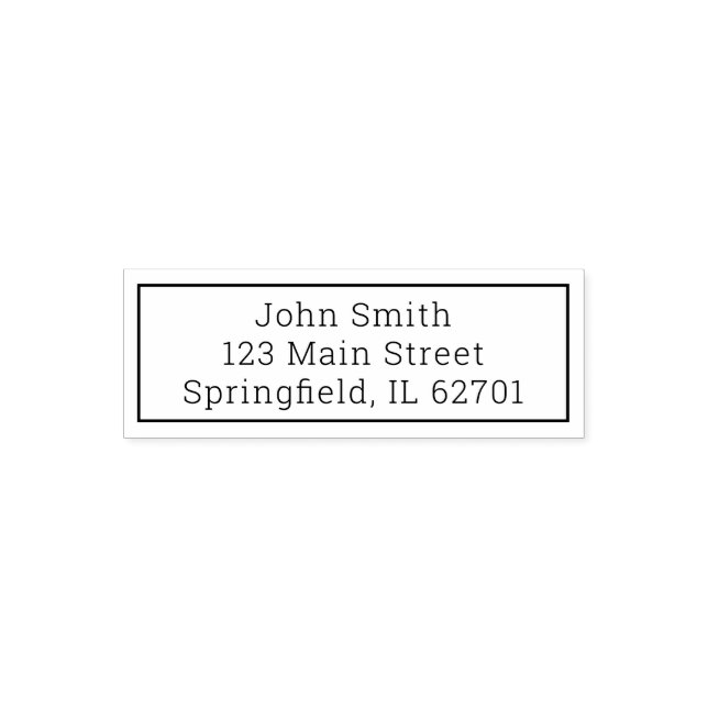 Chic Custom Address Stamp for Home or Office (Design)