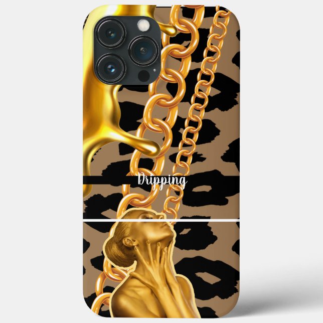 Chic Custom Luxury Beauty Bday Makeup Personalized Case-Mate iPhone Case (Back)