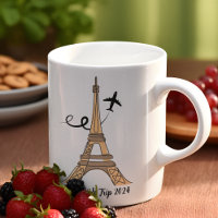 Chic Customizable Paris Eiffel Tower