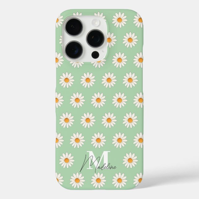 Chic Daisy Floral iPhone & iPad Case – Stylish (Back)