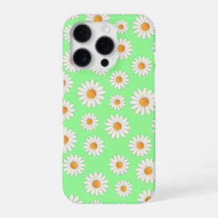 Chic Daisy Flower Pattern – Cute Floral Designe - iPhone 16 Pro Case
