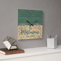 Chic Damask Egyptian Hieroglyphs Family Name