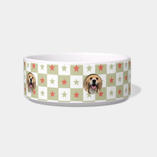 Chic Dog Mom New Monogrammed Pet Bowl