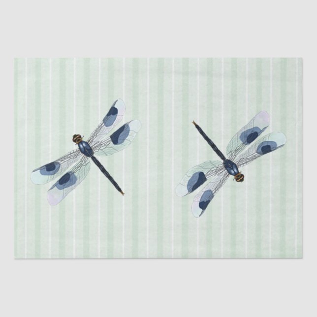 Chic Dragonflies Tissue Paper (Front)