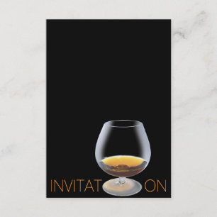 Chic Drink Dinner Vip Personalised Invitation
