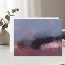 Chic Dusty Rose Abstract Gallery Decor