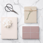 Chic Earth Tones Sand Cream Mauve Solid Colour Wrapping Paper Sheet<br><div class="desc">A beautiful colour trio of sand,  cream and mauve wrapping paper sheets. A compliment to your gifts for any special occasion,  event or holiday season.</div>