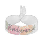 Chic élastique à cheveux floral bridesmaid cadeau