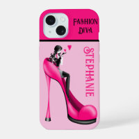 Chic Elegance: Fashionable Lady Blowing a Kiss