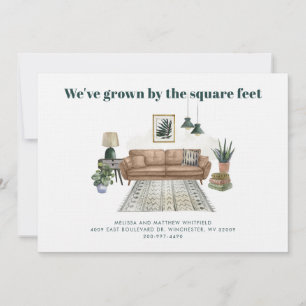 Chic Elegant Change of Address Moving Announcement