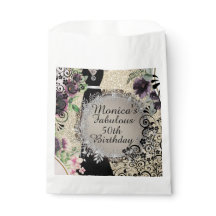 Chic Elegant Fabulous 50th Birthday Customized   