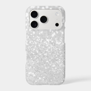 Chic élégant glamour Faux Paillettes Blanches
