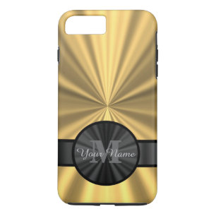 Chic elegant gold personalized monogram Case-Mate iPhone case