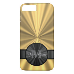 Chic elegant gold personalized monogram Case-Mate iPhone case
