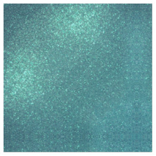 Chic Elegant Teal Blue Sparkly Glitter Fabric
