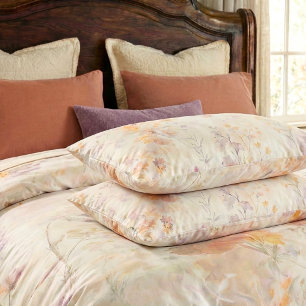 Chic Enchanted Meadow Watercolor Set of 2 Pillowcase