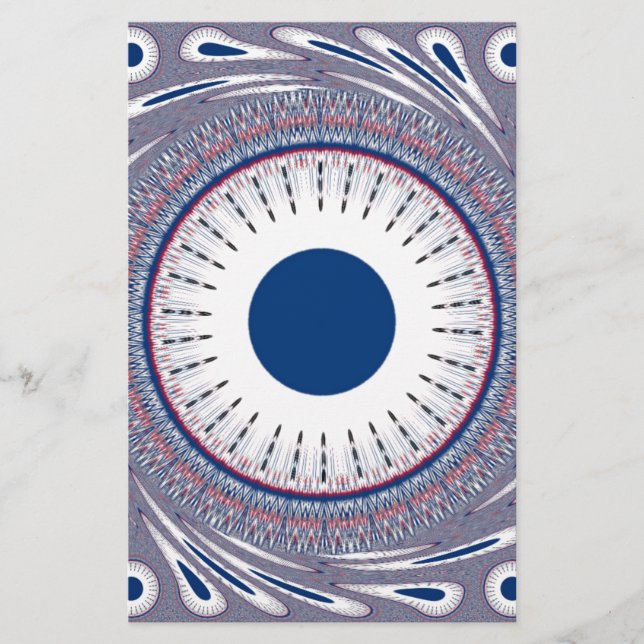 Chic Energetic Eye Design: A Mesmerizing Pattern (Front)