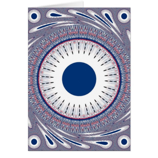 Chic Energetic Eye Design: A Mesmerizing Pattern (Front)